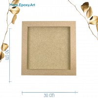 MDF SQUARE WITH FRAME | 30 SM