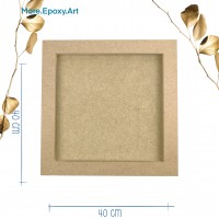 MDF SQUARE WITH FRAME | 40 SM