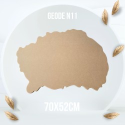 MDF ART BOARD STONE CUT WITH FRAME | N11 | 70x52cm