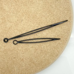 SET OF ARROWS FOR WATCHES | DESIGN 1 | BLACK | 110 MM
