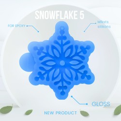 СИЛИКОНОВАЯ ФОРМА | SNOWFLAKE 5 |